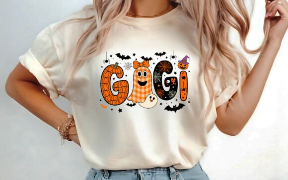 Download Gigi Halloween Spooky Season T-shirt PNG - Premium Resources
