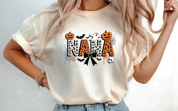 Download Halloween Nana Leopard Spooky Season PNG - Premium Resources